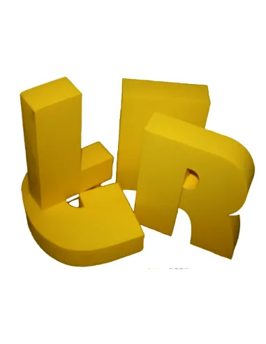 Pojedyncza Litera ze Styroduru Wysokość 30 cm Grubość