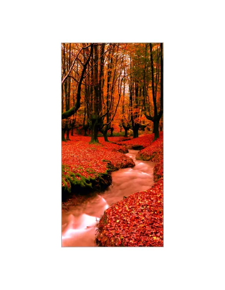 Tło Fotograficzne Jesień Liście Drzewa 150x300 Vinylowe