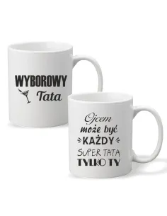 Kubek z Nadrukiem Personalizowany Napis Wyborowy Tata