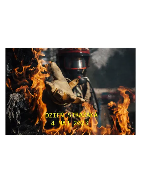 Magnesy na Lodówkę – Dzień Strażaka 4 Maj 2023 z Nadrukiem