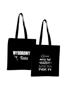 Eko Torba Nadrukiem Napis Wyborowy Tata Personalizowany