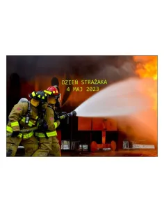 Magnesy na Lodówkę Dzień Strażaka 4 Maj 2023 Personalizowany