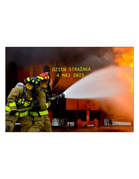 Magnesy na Lodówkę Dzień Strażaka 4 Maj 2023 Personalizowany