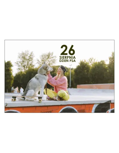 Magnesy na Lodówkę – 26 Sierpnia Dzień Psa Gotowy Projekt