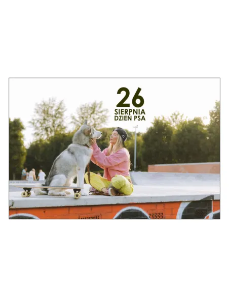 Magnesy na Lodówkę – 26 Sierpnia Dzień Psa Gotowy Projekt