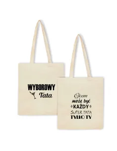 Eko Torba Nadrukiem Super Tata Tylko Ty Personalizowany