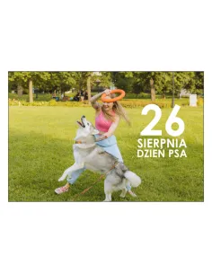 Magnesy na Lodówkę – 26 Sierpnia Dzień Psa Personalizowany
