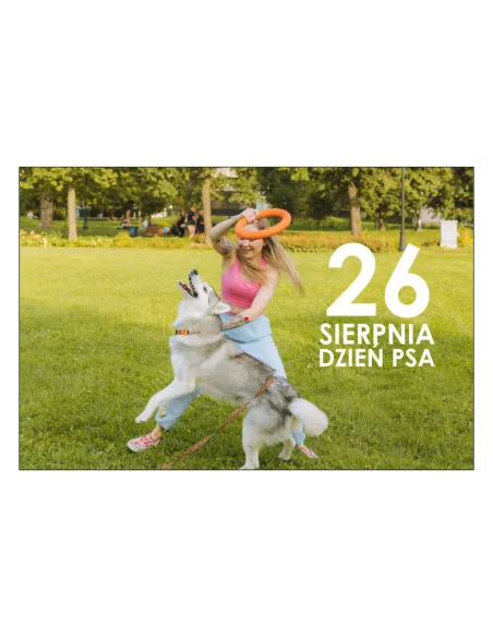 Magnesy na Lodówkę – 26 Sierpnia Dzień Psa Personalizowany