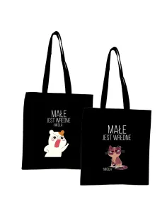 Eko Torba Imieniem Napis Małe Jest Wredne Personalizowany