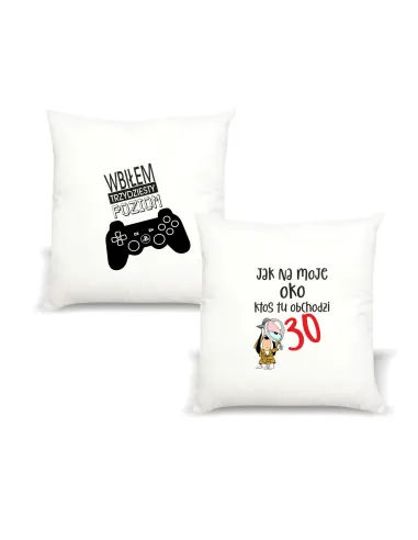 Poduszka z Nadrukiem Personalizowany Wbiłem Trzydziesty