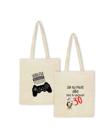 Eko Torba Personalizowany z Nadrukiem na Prezent Urodziny
