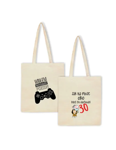 Eko Torba Personalizowany z Nadrukiem na Prezent Urodziny