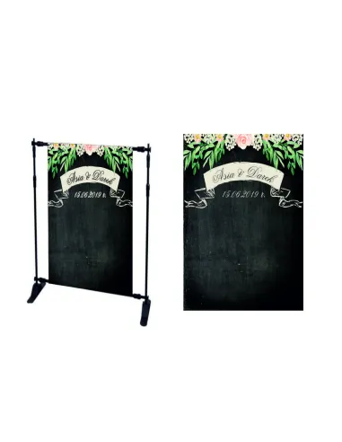 Tło Fotograficzne Ścianka Personalizowany Zdjęć Wesele