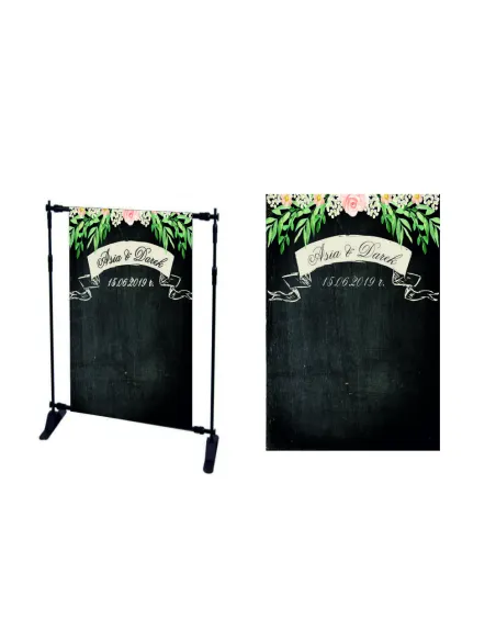 Tło Fotograficzne Ścianka Personalizowany Zdjęć Wesele