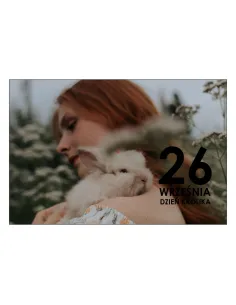 Magnesy na Lodówkę 26 Września Dzień Królika Kolekcjonerskie