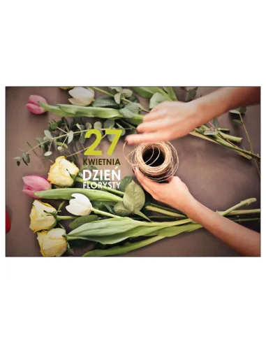 Magnesy na Lodówkę – 27 Kwietnia Dzień Florysty Pamiątkowe