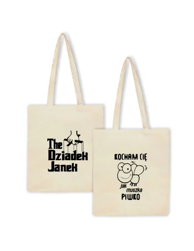 Eko Torba z Nadrukiem Prezent Kocham Cię Personalizowany