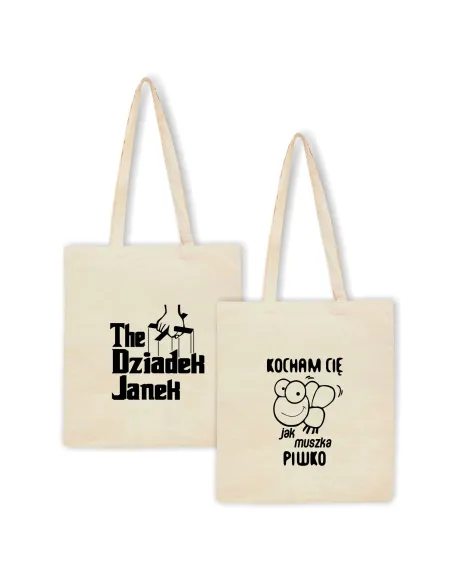 Eko Torba z Nadrukiem Prezent Kocham Cię Personalizowany