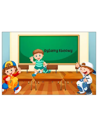 Magnesy na Lodówkę Dyżurny Klasowy Personalizowany