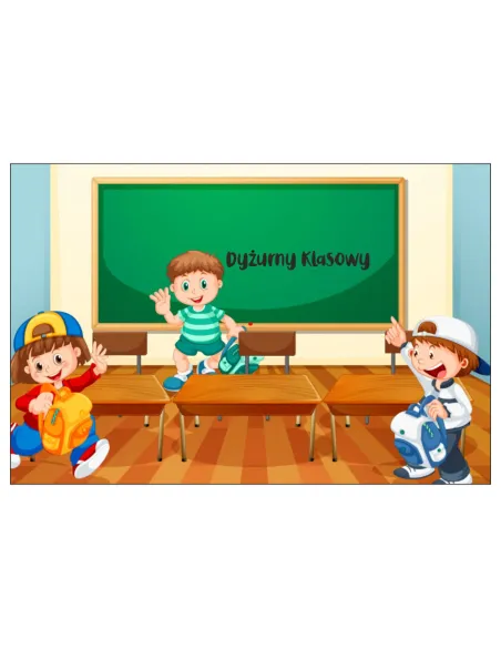Magnesy na Lodówkę Dyżurny Klasowy Personalizowany