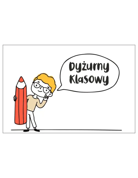 Magnesy na Lodówkę Dyżurny Klasowy Kolekcjonerskie