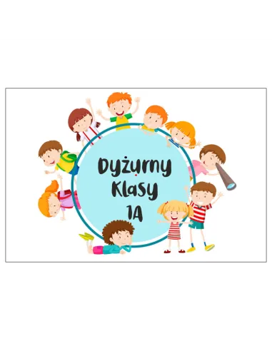 Magnesy na Lodówkę – Dyżurny Klasowy 1A Personalizowany