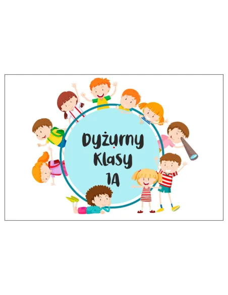 Magnesy na Lodówkę – Dyżurny Klasowy 1A Personalizowany