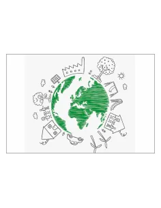 Magnesy na Lodówkę Ekologia Personalizowany z Nadrukiem