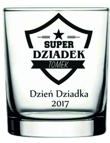 Szklanka do Whisky Grawerem Prezent Dziadka dla Dziadka