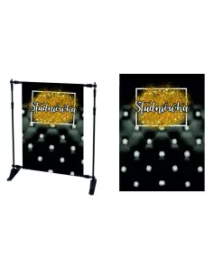 Tło Fotograficzne Ścianka Personalizowany Zdjęć Studniówka