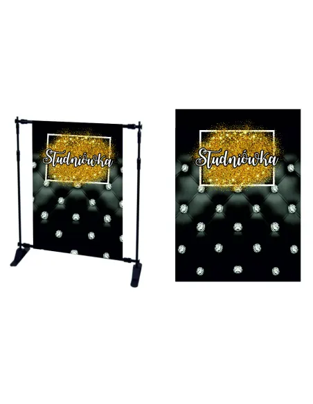 Tło Fotograficzne Ścianka Personalizowany Zdjęć Studniówka