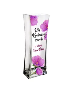 Wazon Personalizowany z Nadrukiem Kochanej Żonki Okazji