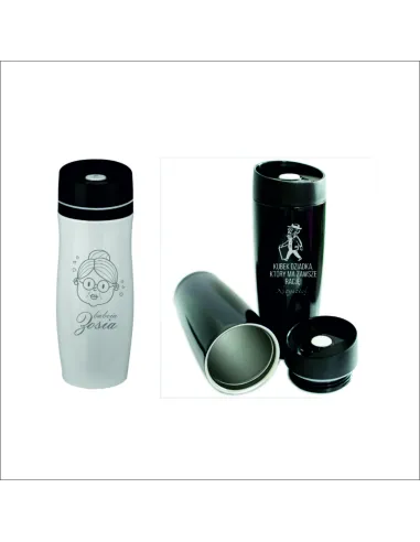 Kubek Termiczny Grawerem Babci Dziadka Termo dla Babci