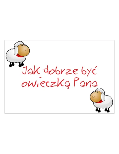 Magnesy na Lodówkę – Jak Dobrze Być Owieczką Pana Reklamowy