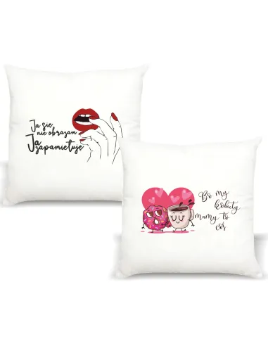 Poduszka z Nadrukiem Prezent Ja Się Nie Obrażam na Prezent