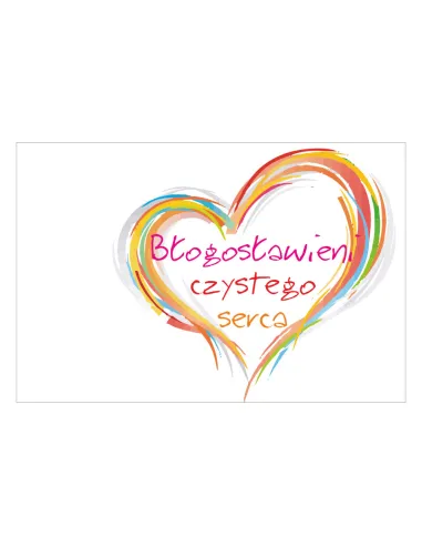 Magnesy na Lodówkę – Błogosławieni Czystego Serca Reklamowy