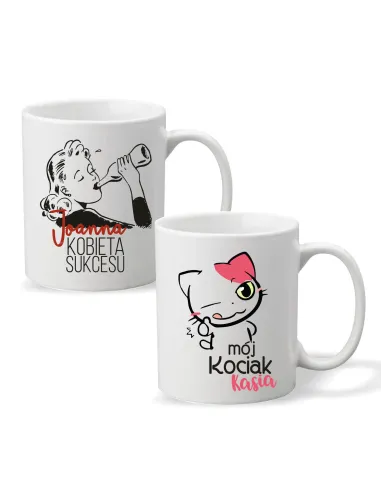 Kubek z Imieniem Prezent Kobieta Sukcesu Personalizowany