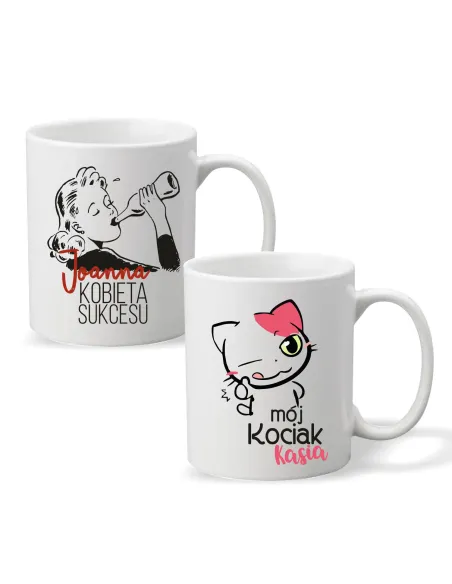 Kubek z Imieniem Prezent Kobieta Sukcesu Personalizowany