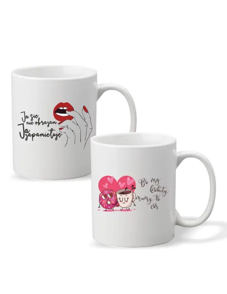 Kubek z Nadrukiem Prezent Ja Się Nie Obrażam Personalizowany