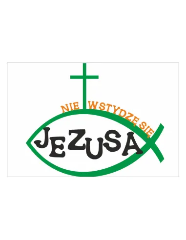 Magnesy na Lodówkę Nie Wstydzę Się Jezusa Personalizowany