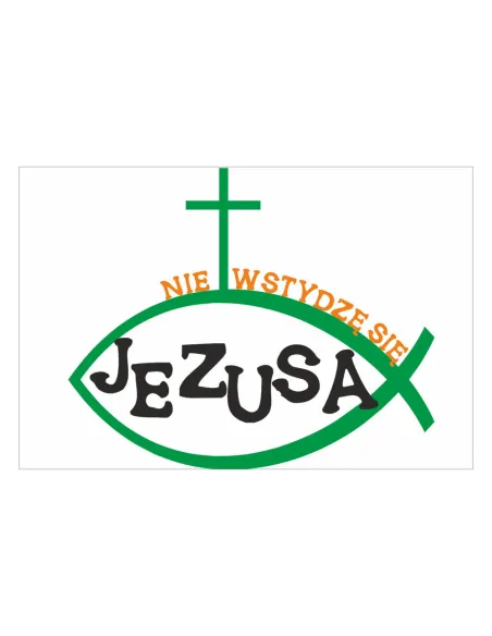 Magnesy na Lodówkę Nie Wstydzę Się Jezusa Personalizowany