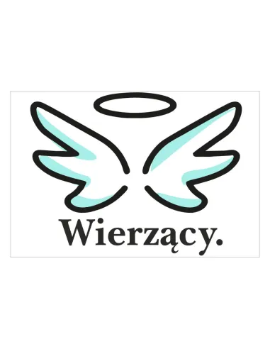 Magnesy na Lodówkę Personalizowany z Nadrukiem Wierzący
