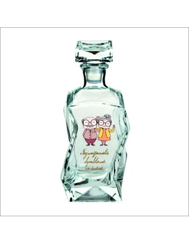 Karafka – Elegancka Karafka Prezent Dzień Babci Dziadka