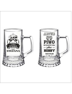 Kufel do Piwa z – Każdą Okazję Grawerem Prezent Napisem