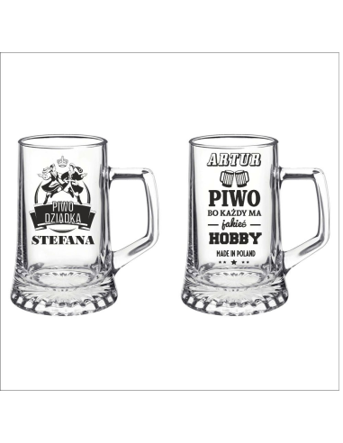 Kufel do Piwa z – Każdą Okazję Grawerem Prezent Napisem