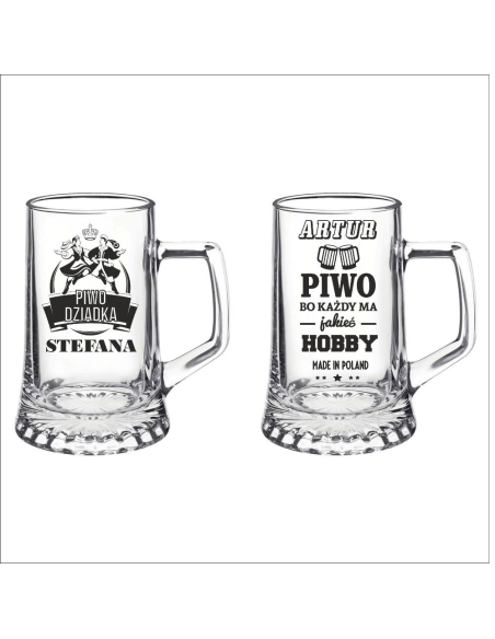 Kufel do Piwa z – Każdą Okazję Grawerem Prezent Napisem