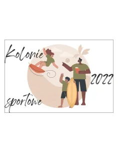 Magnesy na Lodówkę Kolonie Sportowe 2022 Personalizowany