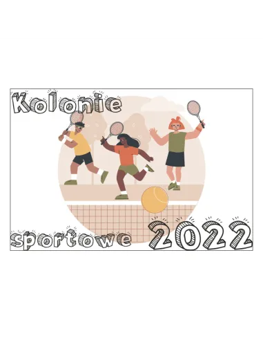 Magnesy na Lodówkę – Kolonie Sportowe 2022 Gotowy Projekt