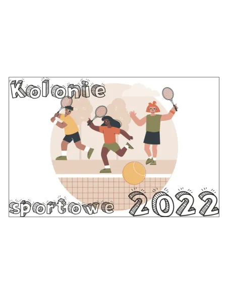 Magnesy na Lodówkę – Kolonie Sportowe 2022 Gotowy Projekt