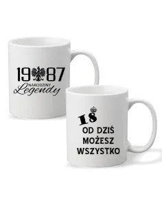 Kubek z Nadrukiem Prezent Rok Narodziny Legendy na Prezent